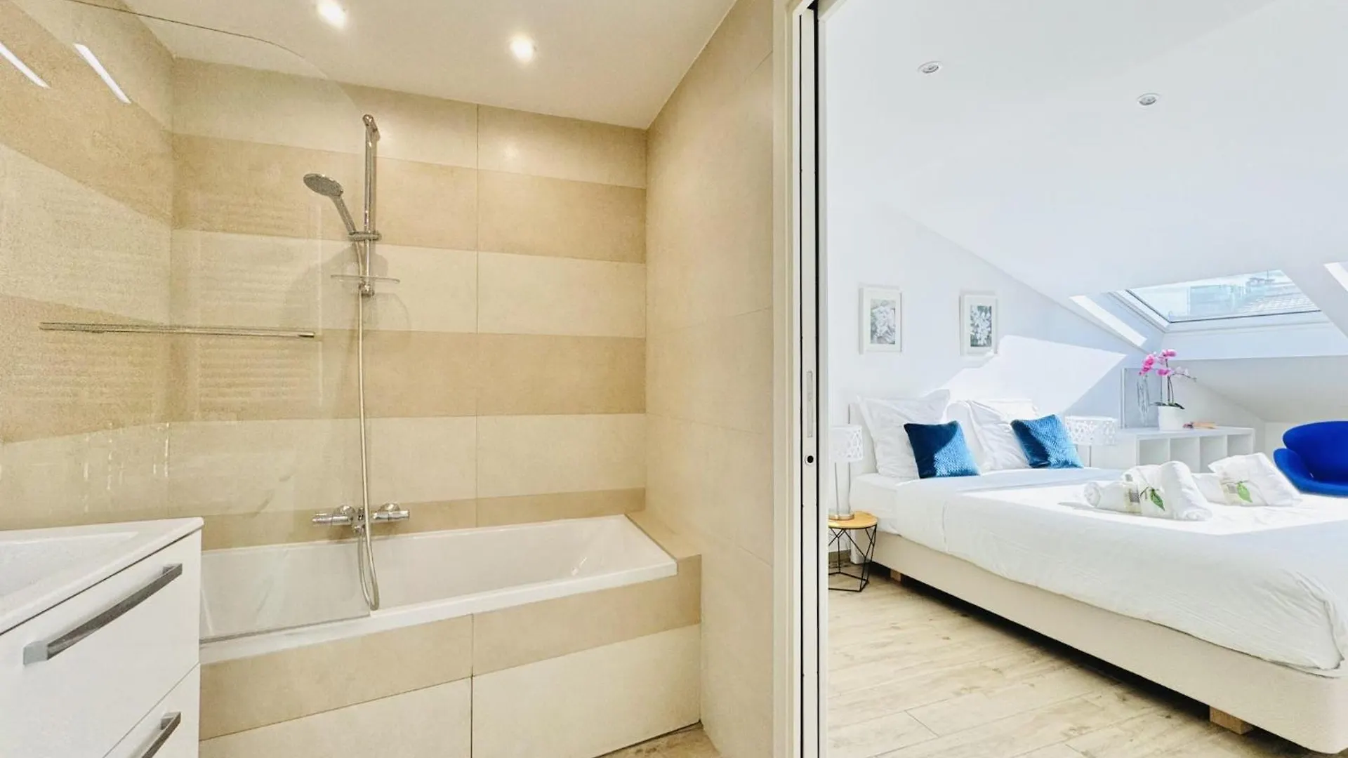 Lägenhet Le Carre Croisette - Duplex Terrasse Centre Cannes Frankrike